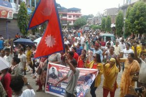 उदयपुरमा रवि लामिछाने समर्थकको र्याली प्रर्दशन (फोटो फिचरसहित)