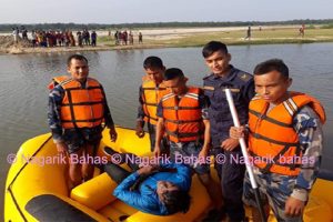 त्रियुगा नदीको दहमा डुबेर बेपत्ता विक मृत भेटिए (फोटो फिचरसहित)