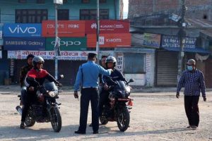 उदयपुरमा लकडाउन झनै कडाई, तीन दर्जन मोटर साइकल नियन्त्रणमा