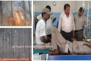 वनमा आगो सल्काउनेले नै अध्यक्षमाथि कुटपिट गरे