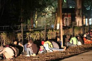 कोरिया जान रातभरि लाइनमा