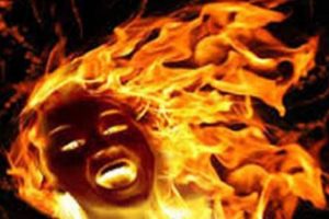 सिरहामा जलेर एक महिलाको मृत्यु