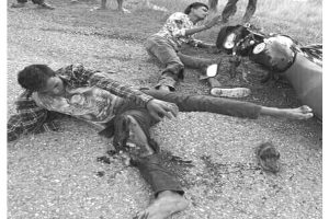 उदयपुरमा मोटर साइकल दुर्घटनामा एकको मृत्यु दुई घाइते