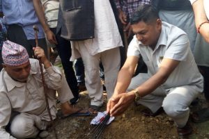 उदयपुर र खोटाङ जोड्ने सडक सिलान्यास