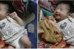 पोली क्लिनिकमा नवजात शिशुलाई छोडेर दुई हप्तादेखि बाबु आमा गायव