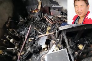 गायक राजेश पायल राईको घरमा आगलागी, जले अवार्ड र प्रमाणपत्र