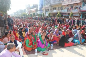 तेहेरो कर विरुद्ध उदयपुरका वन उपभोक्ताहरुको विशाल सभा (फोटो फिचरसहित)