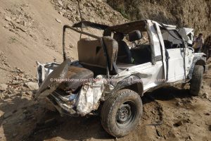 उदयपुरमा स्कारपिओको ब्रेक फेल हुँदा दुर्घटना : पाँचको घटनास्थलमै मृत्यु, तीन घाइते