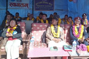 प्रहरी चौकीको भवन उद्घाटन