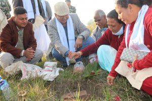 थारु संग्राहलयको शिलान्यास (फोटो फिचरसहित)