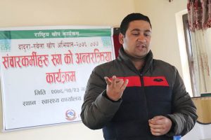 उदयपुरमा ३३ हजार पाँच सय बालबालिकालाई ‘दादुरा’ बिरुद्धको खोप लगाईने