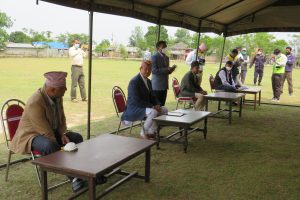 उदयपुरको कोरोना संक्रमित क्षेत्रमा मुख्यमन्त्रीसहितको टोली