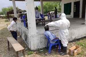 उदयपुरको सिवाईमा ५८ जनाको थ्रोट स्वाब नमूना संकलन