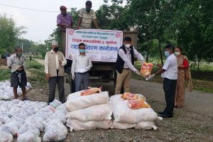 कोरोना संक्रमित क्षेत्र भुल्केमा रिड नेपालको राहत सहयोग