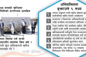 स्वास्थ्य सामग्री खरिदमा लेखा समितिको प्रारम्भिक छानबिन : नीतिगत निर्णय गर्ने मन्त्री ढकाल आफैँ सप्लायरसँग वार्तामा किन बसे ?