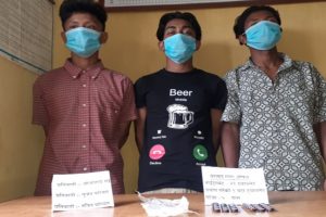 उदयपुरमा लागूऔषध सहित ३ युवा पक्राउ