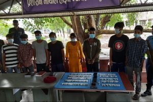 उदयपुरमा ठूलो परिमाणमा लागूऔषध सहित ८ जना पक्राउ