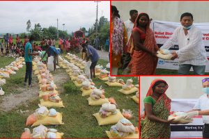 अतिविपन्न एक सय २० मुसहर परिवारलाई राहत