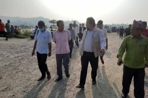 कटारीमा अन्तर्राष्ट्रिय सम्मेलन केन्द्रको शाखा सभाहल बनाउन स्थलगत अध्ययन