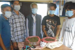 उदयपुरमा लागूऔषध गाँजा सहित ५ जना पक्राउ