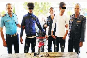 सिरहामा कटुवा पेस्तोल र लागू औषध सहित दुई युवक पक्राउ