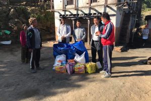 अग्नी पीडितलाई गाउँपालिकाकाको सहयोग