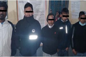 उदयपुरमा ब्राउन सुगर सहित ५ युवक पक्राउ