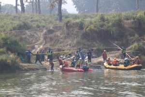 उदयपुरमा बाढीले बगाउँदा एकको मृत्यु, चार जना घाइते