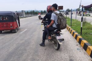 गाँउपालिकाको मोटरसाईलले ठक्कर दिदा बालक घाईते