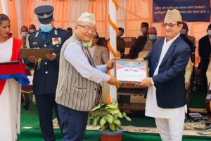 प्रहरी दिवसमा कटारी नगरपालिका सम्मानित