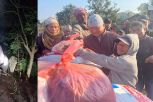 कटारी क्षेत्रमा जंगली हात्ती आतंक, राहत लिएर पुगे मेयर श्रेष्ठ