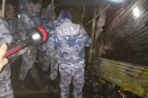 गाईघाटमा विद्युत सर्ट भई आगलागी, तीन पसल जल्दा ८० लाख बढीको क्षति