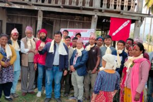 बेलका नगरपालिका ४ मा नेकपा एसको वडा कमिटी गठन