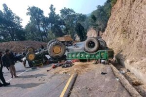 हात्ती अड्केमा ट्याक्टर दुर्घटनामा चालकको मृत्यु