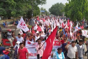 त्रियुगामा गठबन्धनको ‘आक्रामक’ प्रचार प्रसार (फोटो फिचरसहित)