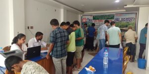 गाईघाटमा नापतौल शिविर चल्दै