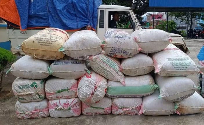 उदयपुरमा ११२२ किलो गाँजासहित ३ जना पक्राउ