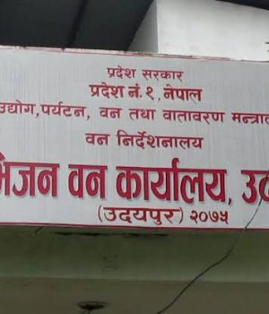 डिभिजन वन कार्यालय उदयपुरका वन अधिकृत पौडेललाई अख्तियारद्वारा घुस सहित रंगेहात पक्राउ