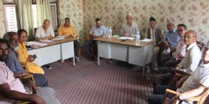 त्रियुगा प्रज्ञा प्रतिष्ठानको पहिलो बैठक सम्पन्न